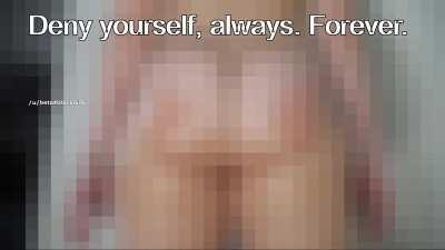 Stroke your sex life away.