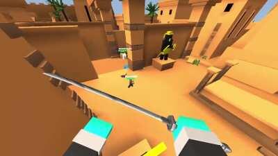 movement in 0.5 time scale, sped up in post