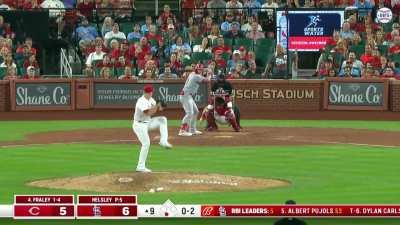 [Highlight] All nine pitches of Ryan Helsley's immaculate inning.