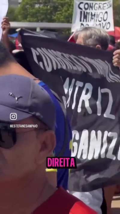 Conservadora se infiltrou nas manifestações da esquerda . Ouça o relato :