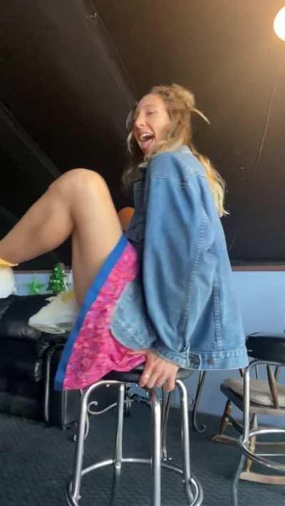 My sneaky slo-mo at the coffee shop