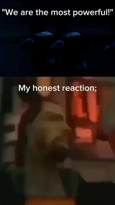 My honest reaction 