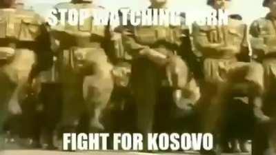 People looking at titties instead of fighting for the noble land of Kosovo 😔