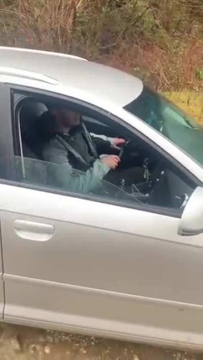 My Audi won't be able to cross this river? Hold me a beer and watch