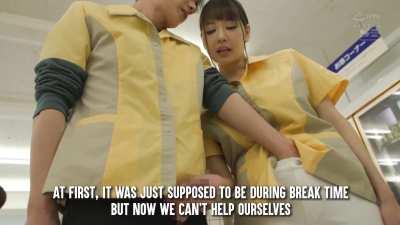 Mom and Son Working/Fucking Together at The Family Convenience Store