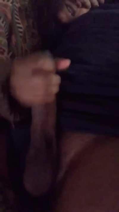 New four-minute HJ up on OF 😛 lots of encouragement and commitment to finishing off the job 😉