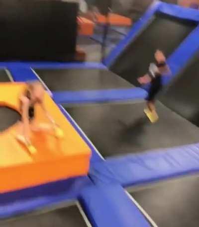 How to keep the trampoline for yourself