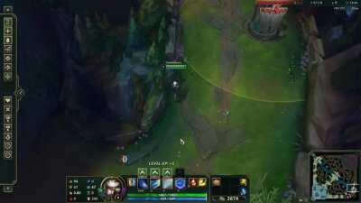 Cheap trick by angling your E the right way to get past an enemy turret safely