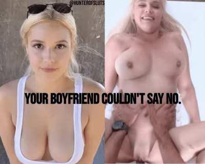 Your boyfriend had zero chance