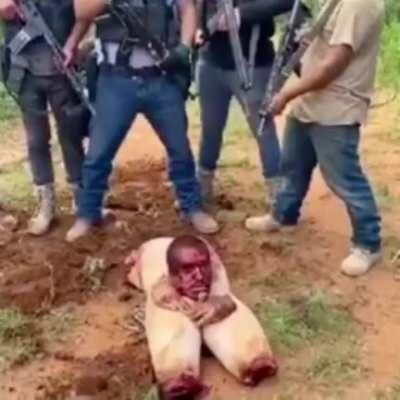 CJNG sends message (very graphic)