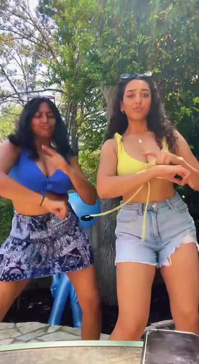 Girls with a nice rack