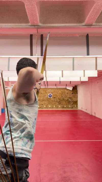 Bare shaft practice with thumb draw