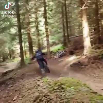 Thank God for the helmet, but I felt that pain