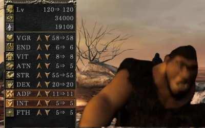 When a full unga bunga player gives their character a point in INT