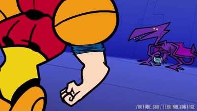 Samus Rolling Up Her Arm Cannon, from TerminalMontage's Super Metroid Vid.