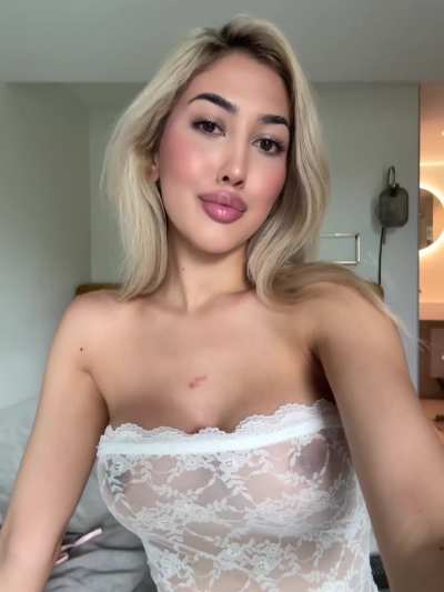 Braless underneath sheer dresses just makes them so much better