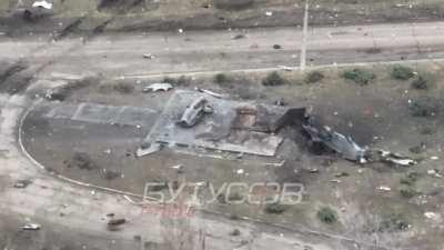 In Bakhmut, one of the symbols of the city, the MiG-17 memorial aircraft, has been destroyed