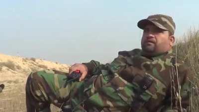 Iraqi Security Forces ambushed by concealed ISIS fighters while clearing IEDs