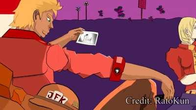 Last Train Home but Recreated for my JoJo FanComic