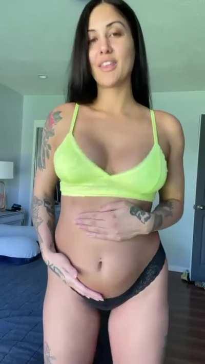 Can I bounce my tits for you? Im sure the baby wont mind