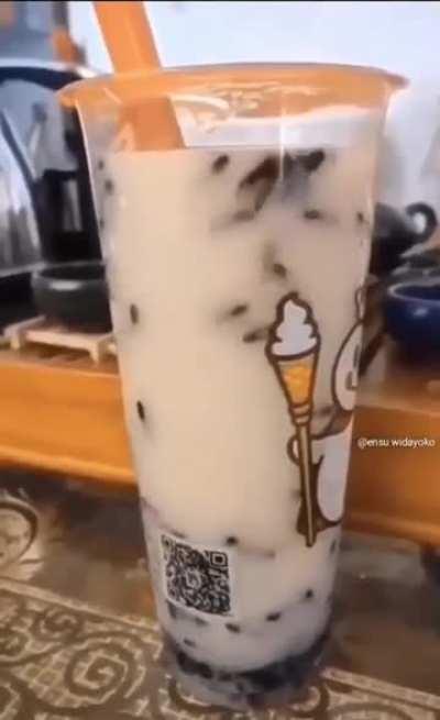 Have y’all ever left your bubble tea out for too long and it hatches?