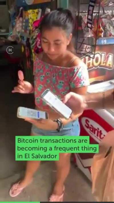 Whilst people worry about FUD a country that has 70% of its citizens unbanked is using crypto more and more for daily transactions. EL Salvador