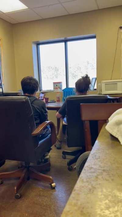 we got bored after work was done and happened to have connect 4 ping pong