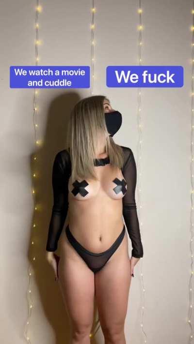 Hard choices 😵 ( Check Comment to Get Her +15GB Free Content )