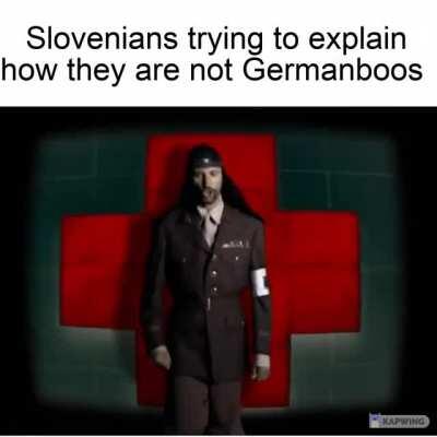 Slovenians 🇸🇮🇸🇮 trying to explain how they are not Germanboos 🇦🇹🇦🇹🇩🇪🇩🇪 (The guy in this video is actually sLOVEnian 🇸🇮🇸🇮 🇸🇮🇸🇮 )