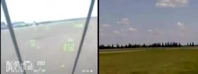 Vuelo rasante de un IA-63 Pampa