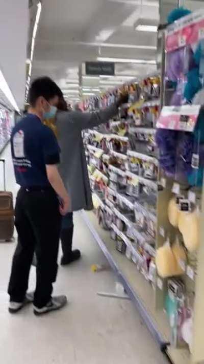 Woman in San Francisco is asked nicely to stop shoplifting