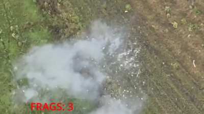 Russian FPV drones strike on AFU soldiers