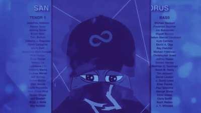 I put the funny colours over it