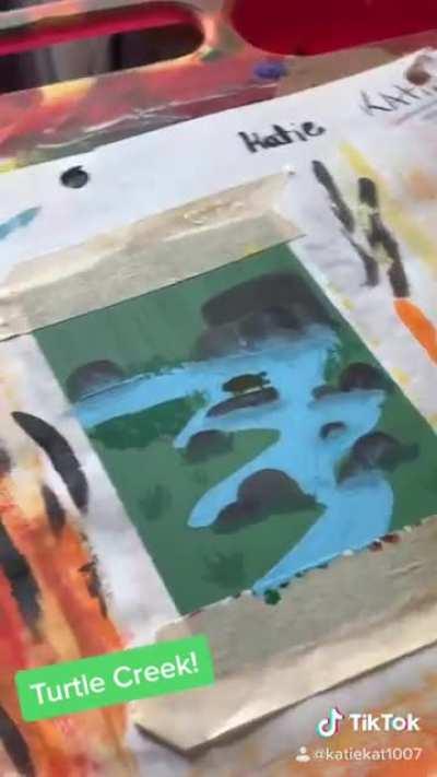 Paint cards: turtle creek :D