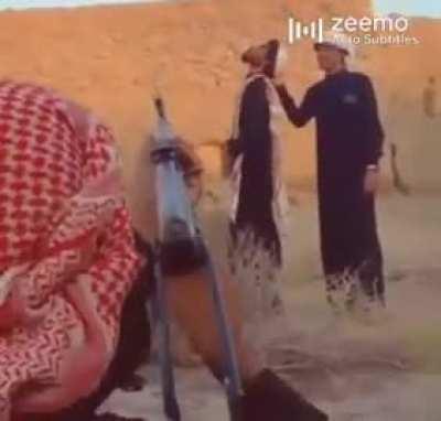 I don't care if you are the best rifleman ever I'm not ever going to trust to do  that