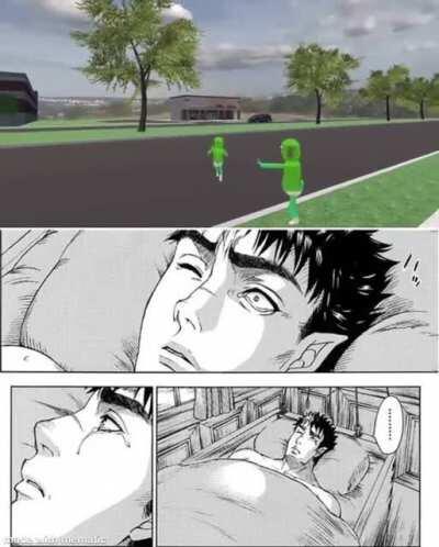 Don’t worry Gatsu it’s just a dream
