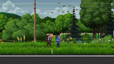 My brother spent 2 years making pixel art scenes prior to hiking the Appalachian Trail. Y'all might not be into hiking, but I know you'll love the art!