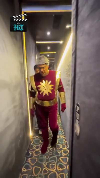 Shaktimaan with a belly and can hardly walk. “Main aau kya?” - seems like a great catchphrase like “Hasta la vista Baby” !!