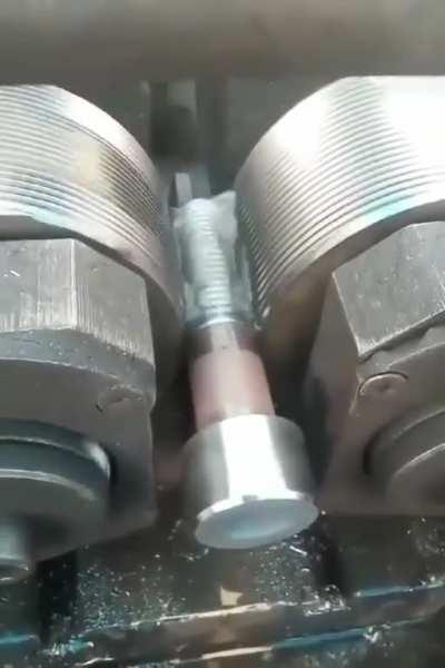 Making a large bolt.