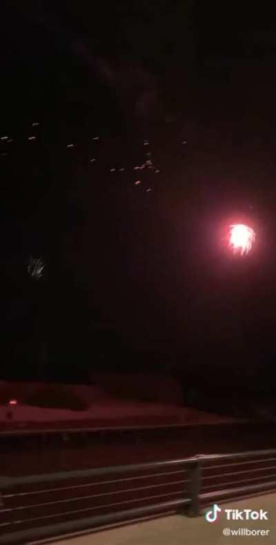 Firing a firework from a cone