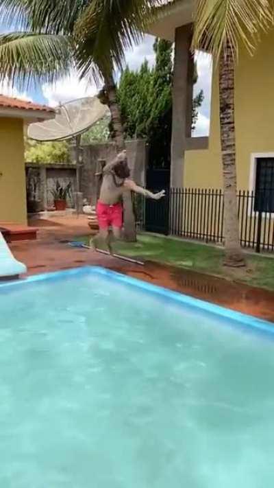 No running around the pool