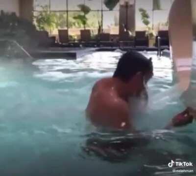 Buddy got kneed into a different universe