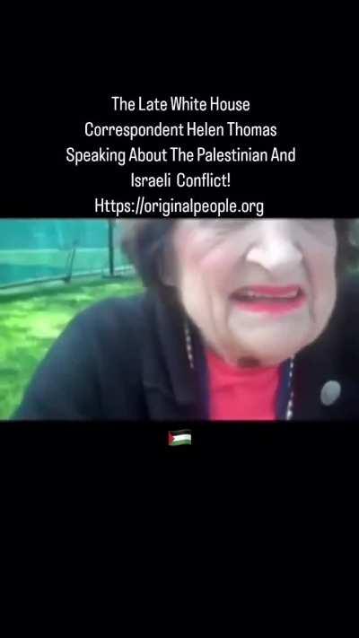 Helen Thomas was forced to retire after saying the Truth back in 2010!!!