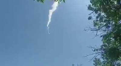 Ukrainian S-300PT firing on a Russian target over eastern Ukraine recently