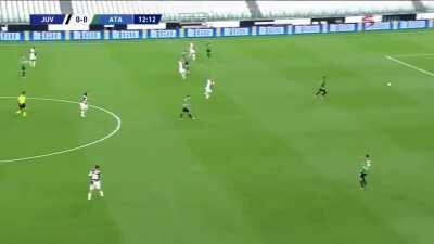 VIDEO : Juve failed to get a touch for 8 minutes & 11 seconds in the opposing half vs Atalanta