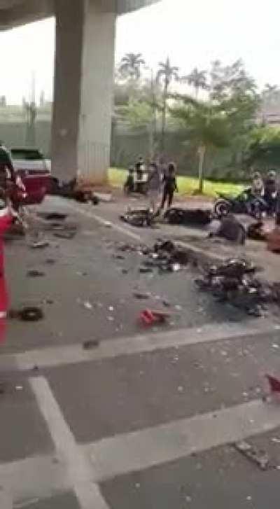 Kecelakaan bekasi (not my video)