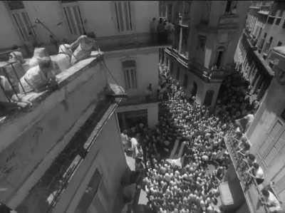 This 'impossible' crane shot from Mikhail Kalatozov's SOY CUBA (1964) might be the greatest one shot scene of them all