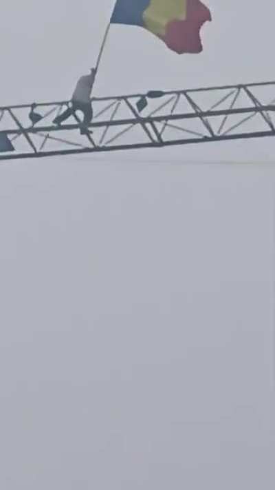 Protesting in Romania