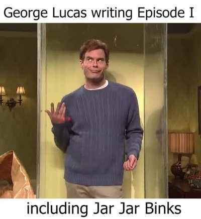 He continues to say it's his favorite Star Wars character of all time