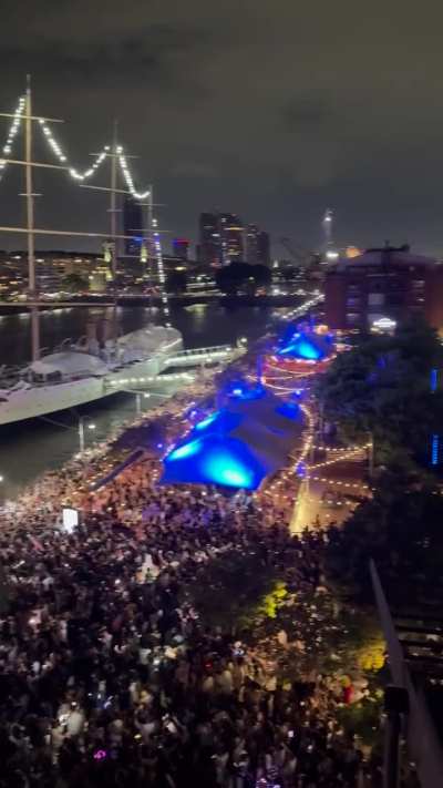 Prueba de carga estática en el Puente de la Mujer